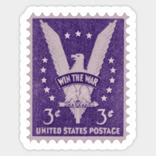 Win The War Stamp Sticker